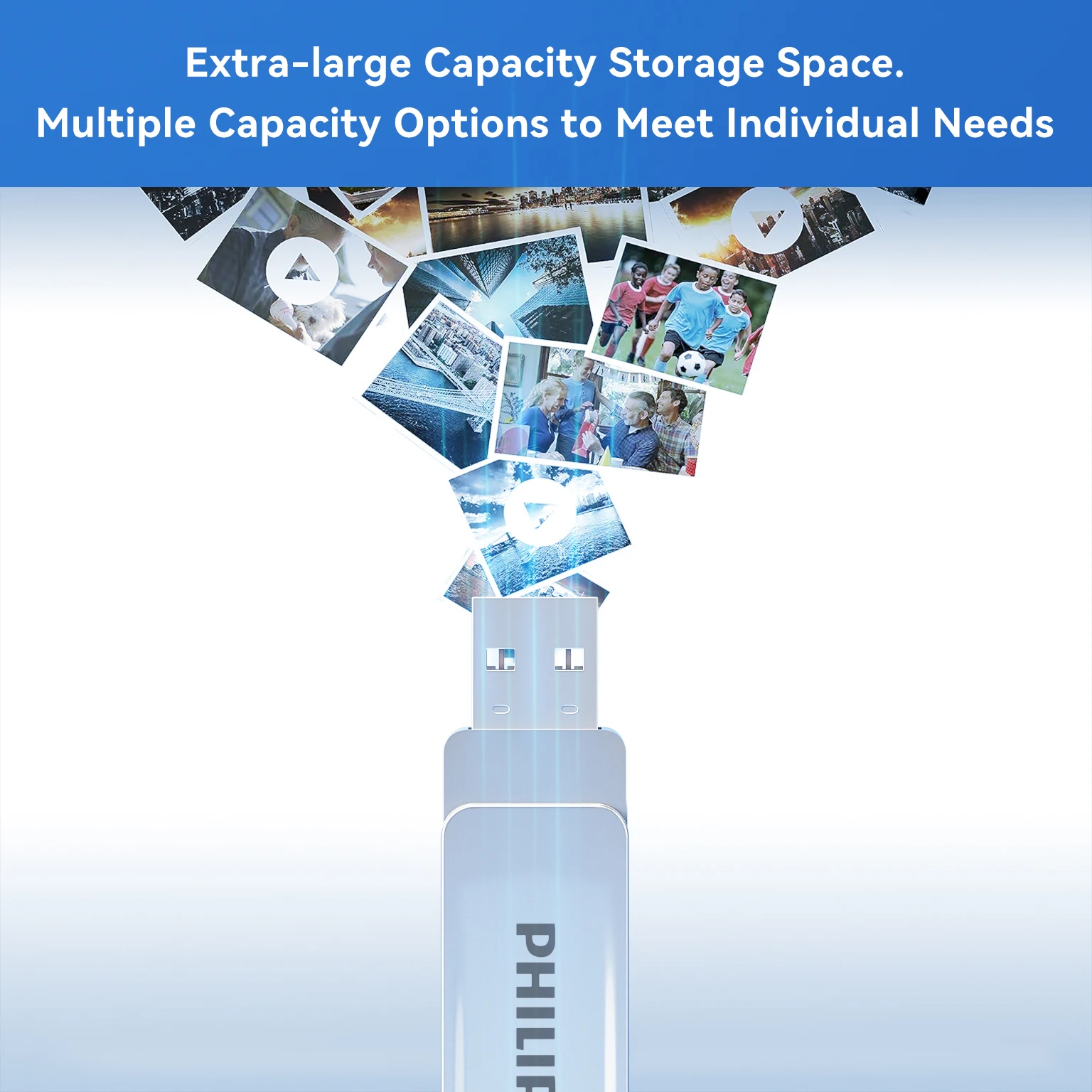 USB Flash Drive PHILIPS USB3.2 Type C 256GB 128GB 64GB 32GB Pendrive High-Speed Dual Memory Stick for Smartphones Laptops