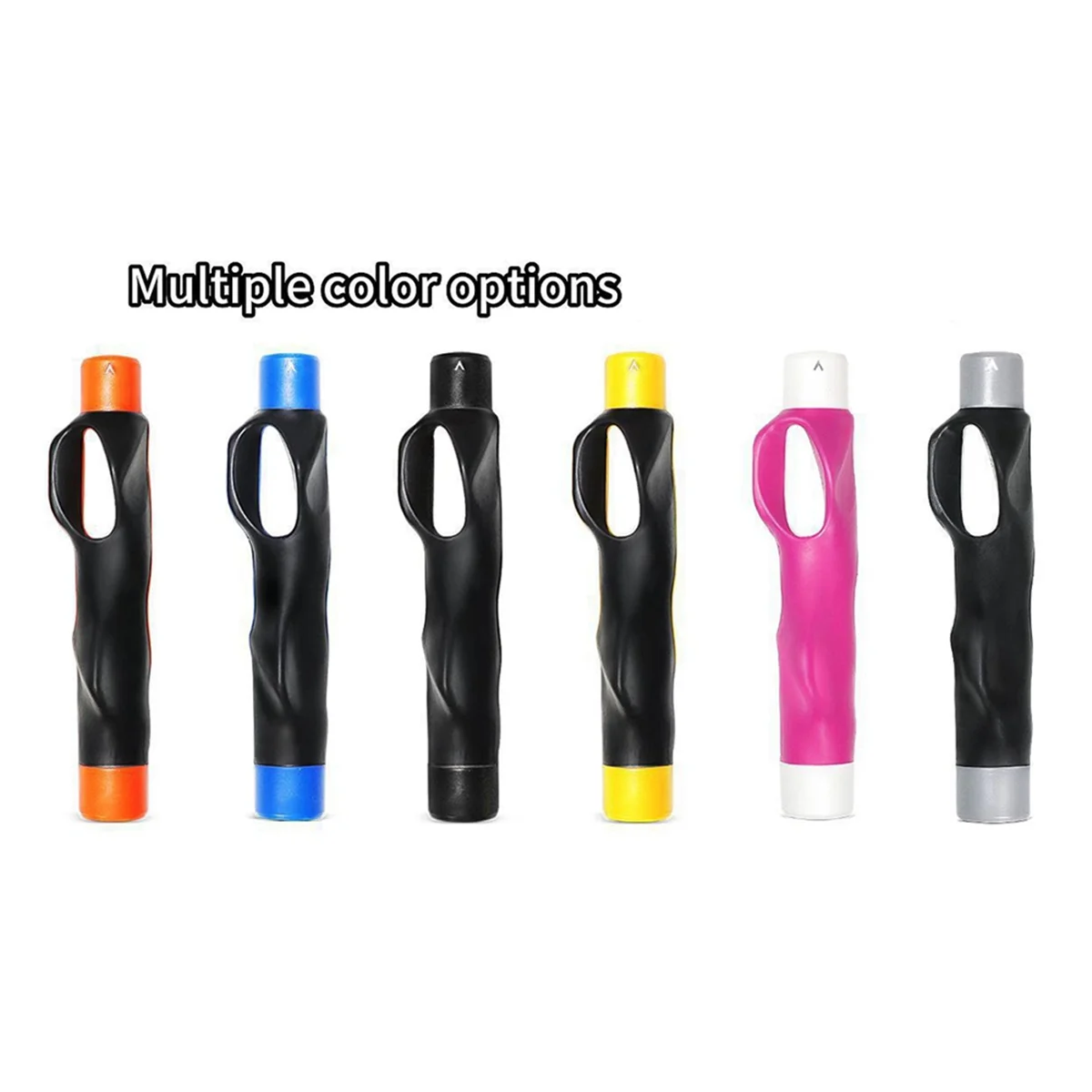 Golf Grip Training Aid Golf Club Handle for Swing Grip Trainer Left Right Hand Practice Aid,Black 6