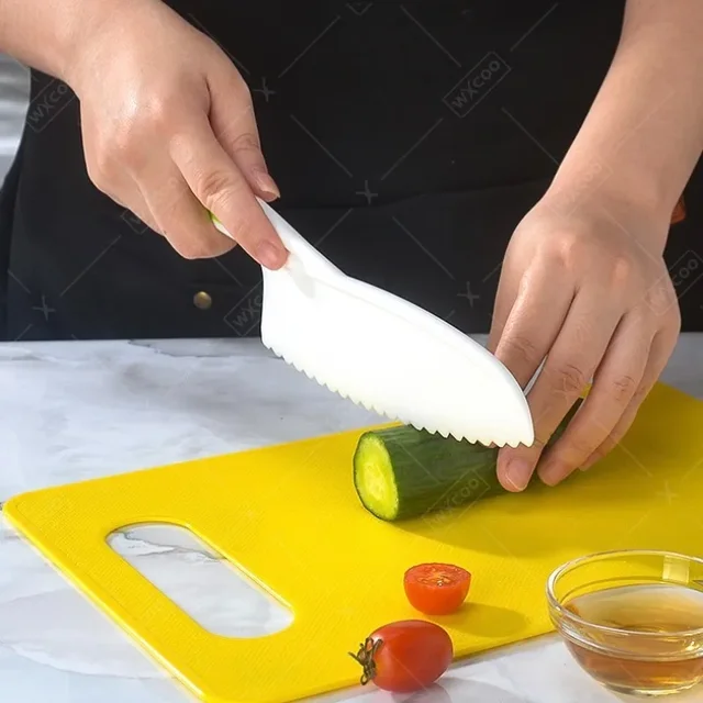 Coupe-cuisine pour enfants, ensemble de couteaux de cuisine pour tout-petits, couteaux de cuisine, coupe-légumes froissé, ustensiles de cuisine pour enfants, fournitures de cuisine 3