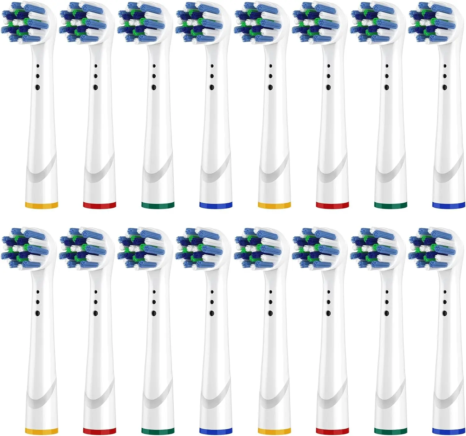 4/8/12/16/20 Pz Eb50 Multi Angolo Pulito Testine Di Ricambio Per Testine Di Spazzolino Elettrico Orale B D12 D16 D100 Azione Trasversale