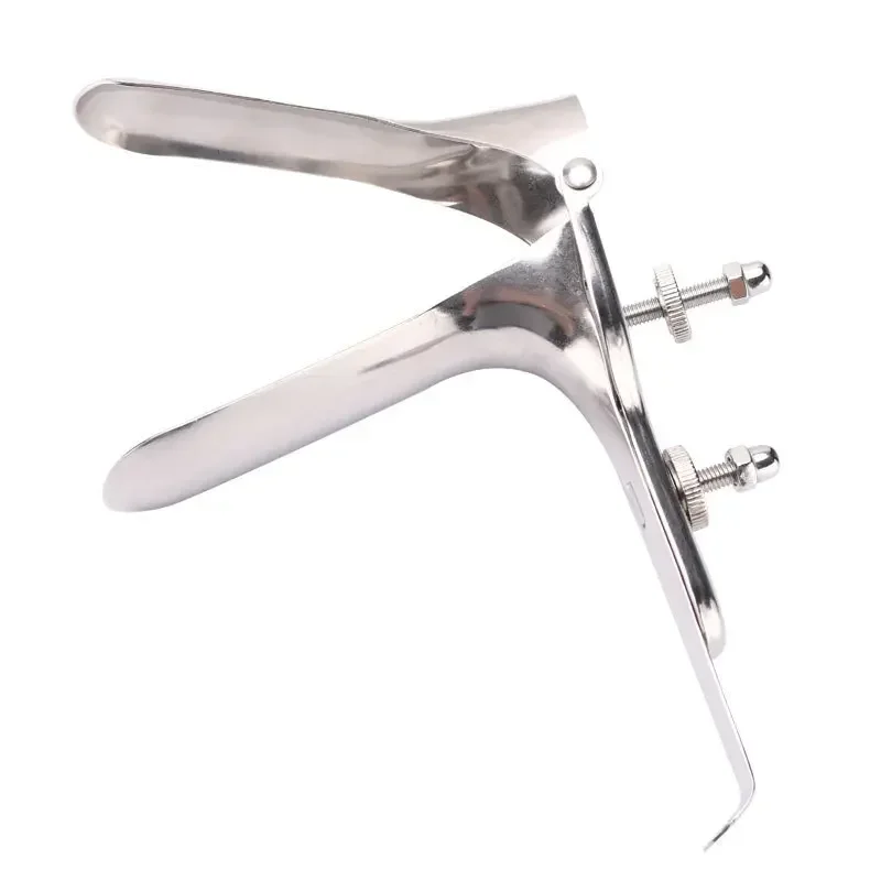 1PC Stainless Steel Expansion Vaginal Voyeuristic Device Vaginal Dilators Colposcope Speculum Anal Sex Products vagina speculum anal dilator sex toy