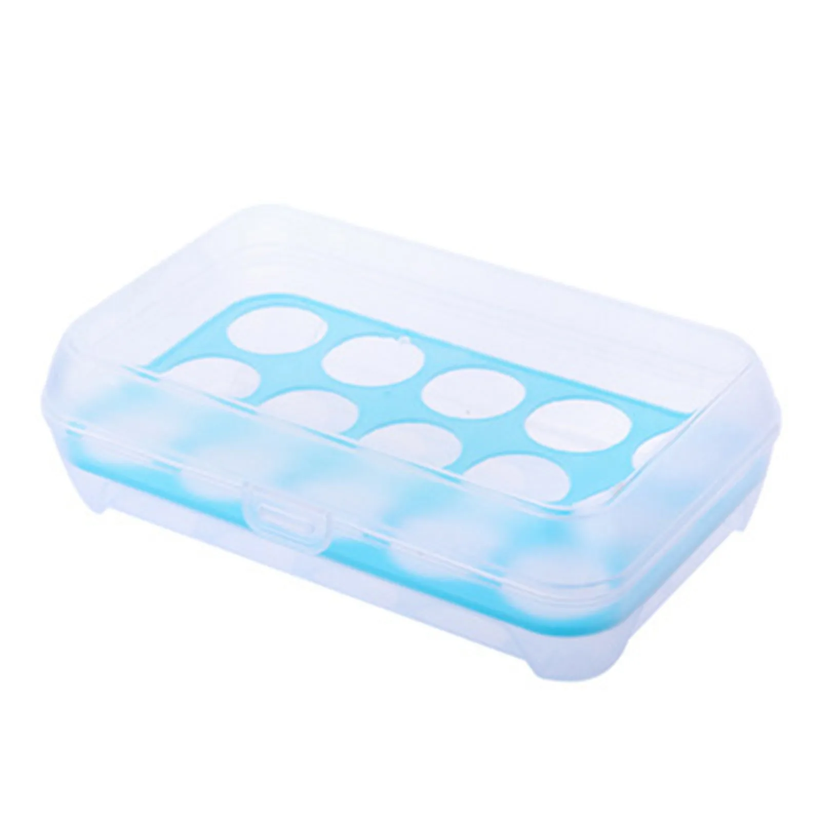 Single Layer Refrigerator Food 15 Eggs Airtight Storage Container Plastic Box 3
