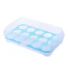 Single Layer Refrigerator Food 15 Eggs Airtight Storage Container Plastic Box 3