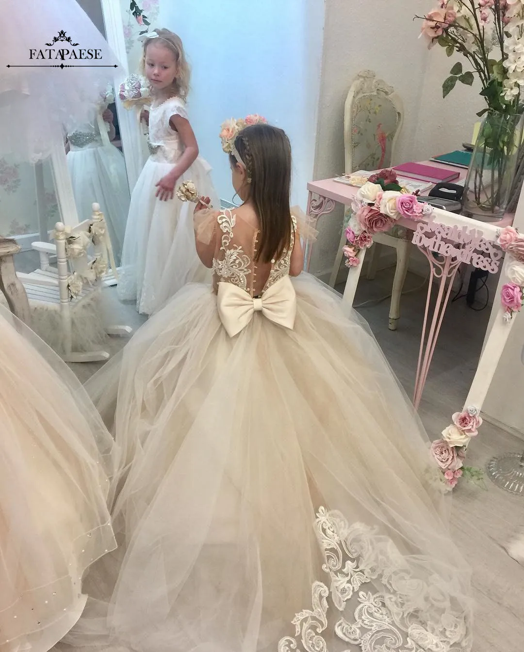 Flower Girl Dresses Kids Wedding Guest Evening Party flower girl dresses