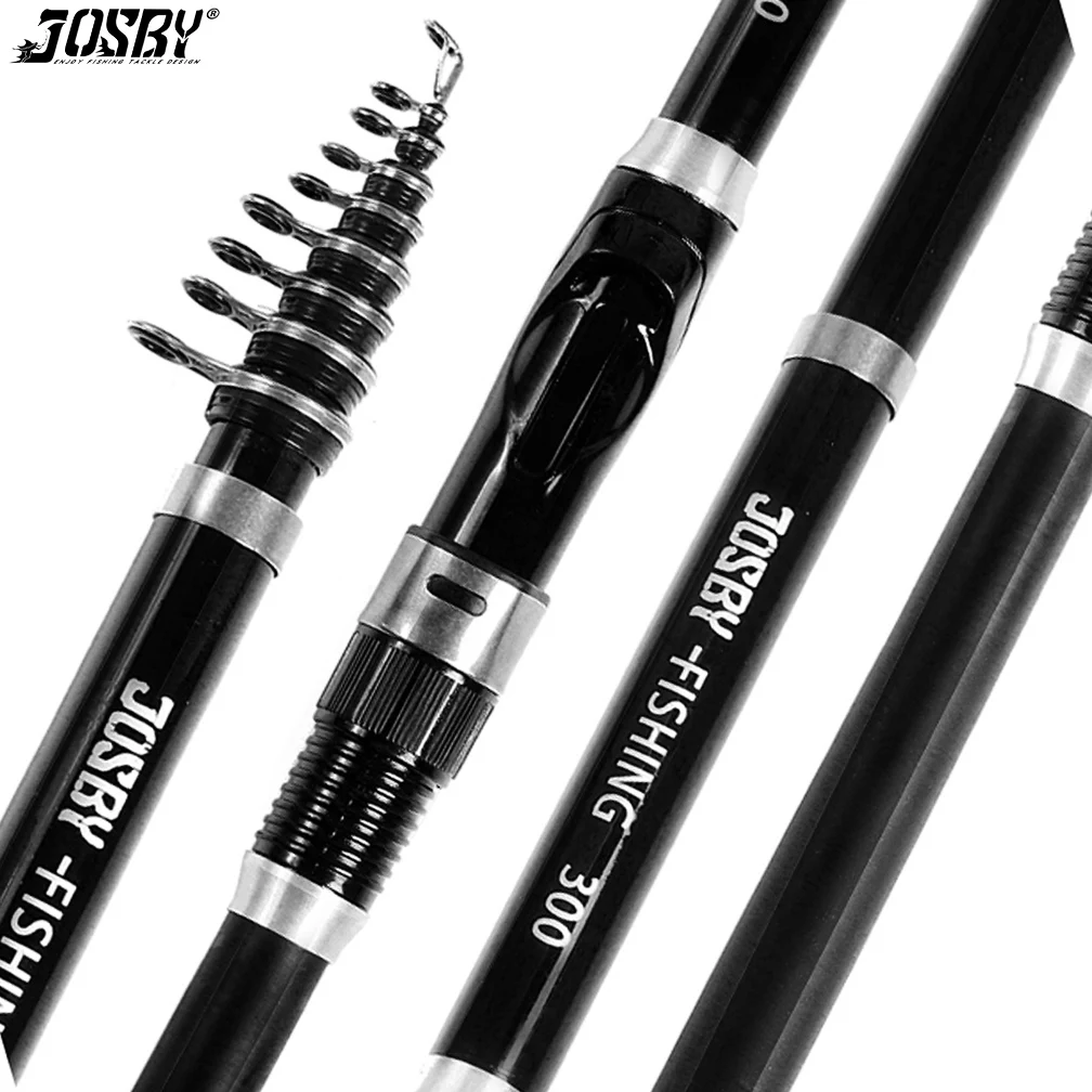 Ultra Durable Telescopic Rock Fishing Rod Spinning Carbon Fiber Pesca Carp Feeder Pole 1.5-3.0M Portable Travel Mini Fish Tackle