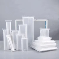 100pcs Long Strip Self Sealing Bag PE Transparent Waterproof Moisture-proof Sealing Sack Thick Plastic Sealed Packaging Bags 2
