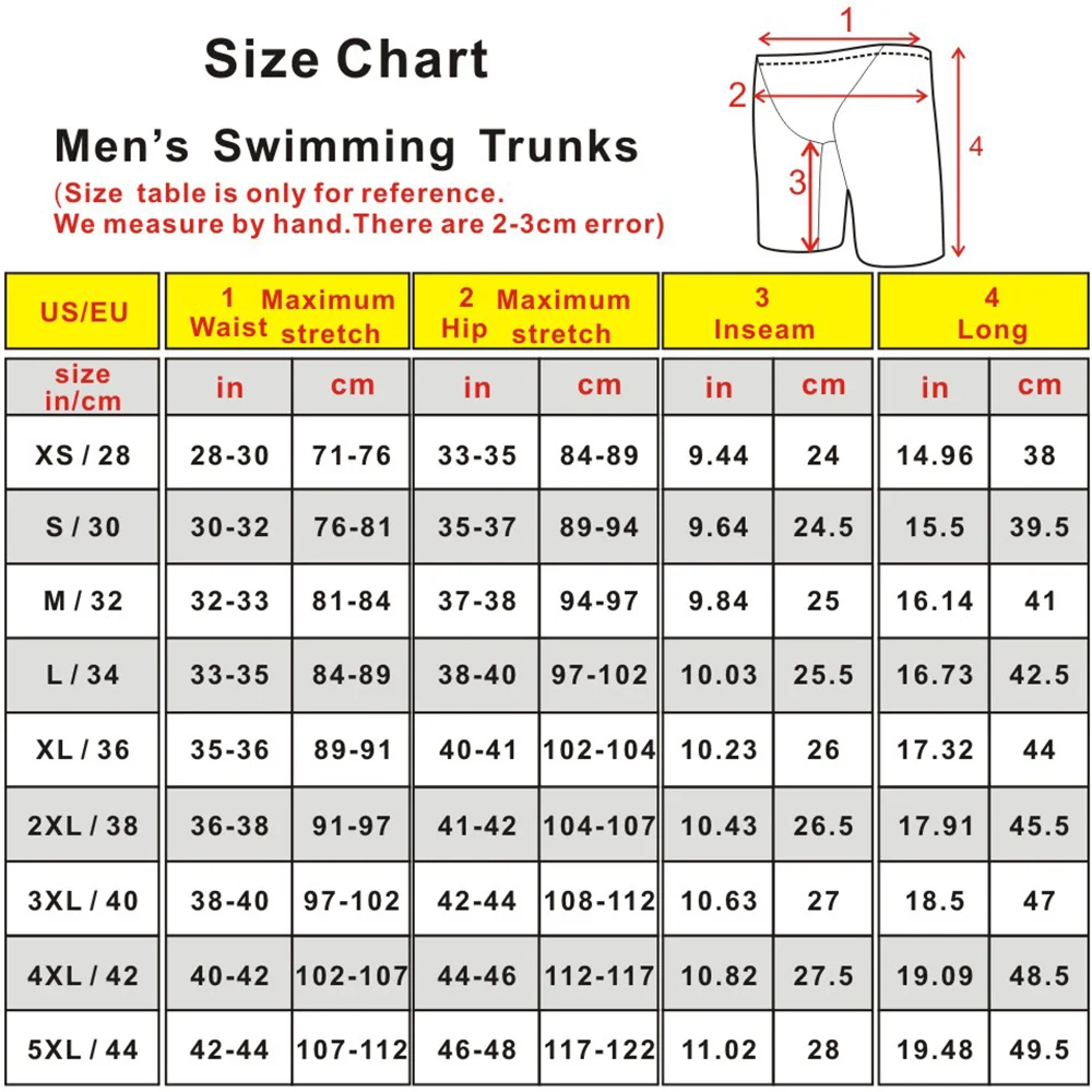 Men's Swim Jammer Swimsuit Shorts Athletic Training For Summer Swimming Beach GYM Diving Surf