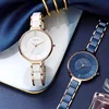 ROCOS Women's Ceramic Fashion Quartz Watch Elegant Luxury Ladies Watches Waterproof Quartz Watch for Women Slim Ceramic Clock 6