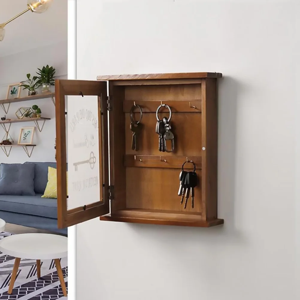 Armoire à Clés Murale Style Méditerranéen - Bois Nautique - Porte-clés Décoratif Par Gotrays