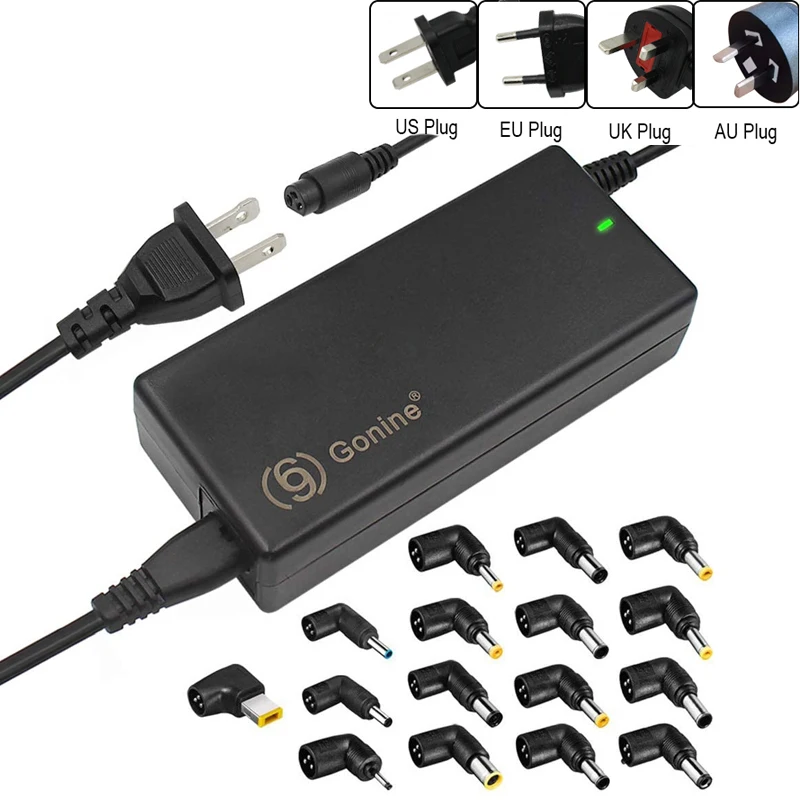 Carregador Universal do Portátil de 90w C.a. 110240v à C.c. 19v 20v 15v 16v Compatível com o Caderno de Lenovo do Gateway de hp Dell Acer Asus Toshiba