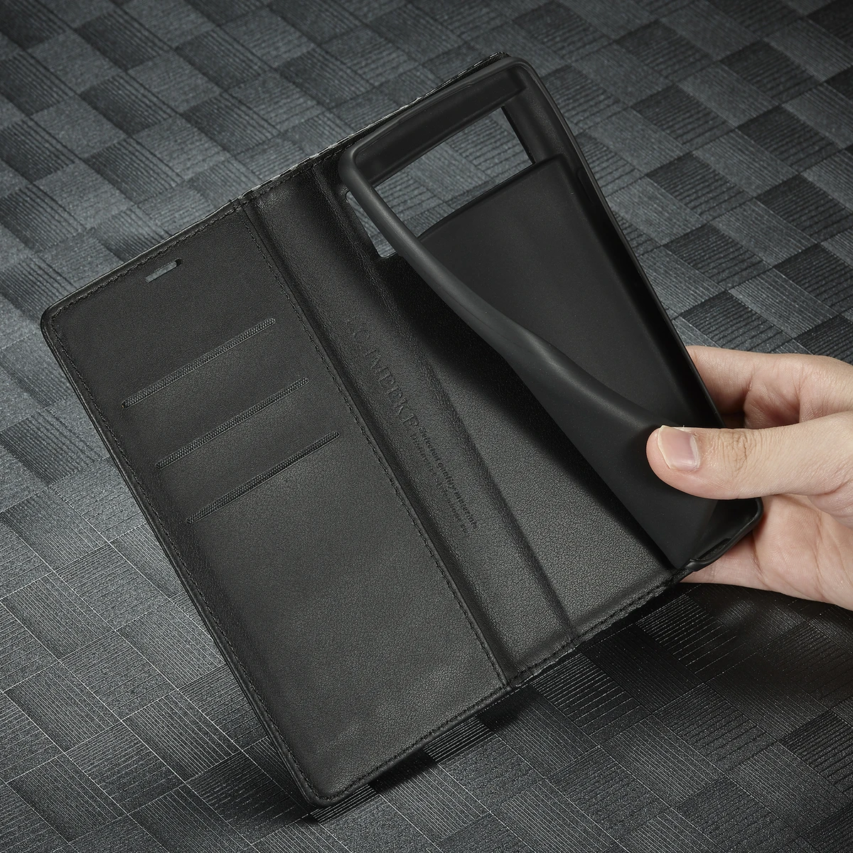 Carbon Fiber Leather Case for Google Pixel 10 9 Pro XL 10A 9A 8 7 6 Pro 7A 10Pro 9Pro Business Flip Cover Card Slot Phone Wallet — view 5