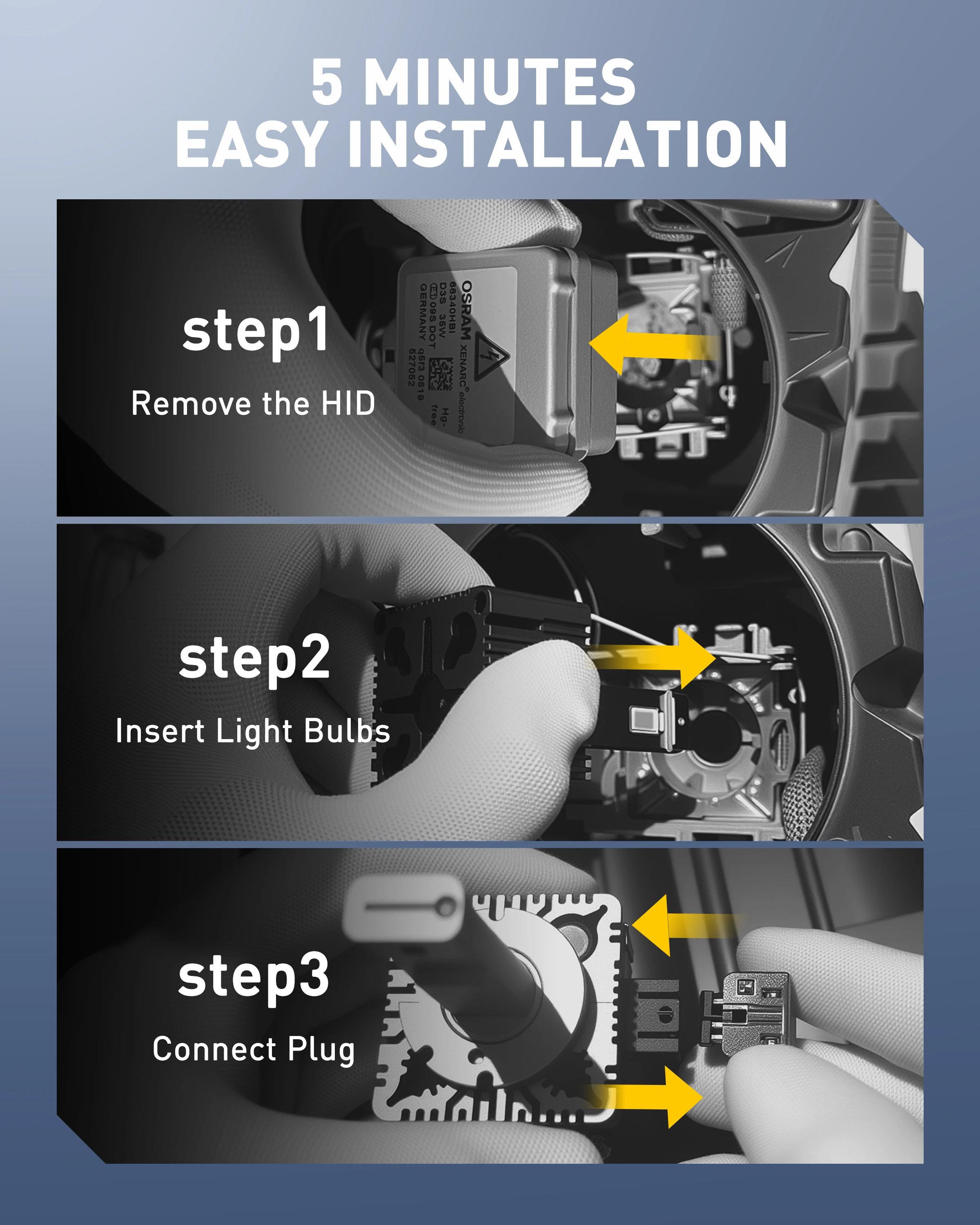 AUXITO 2개 30000LM D8S LED 헤드라이트 캔버스 D2S D4S D1S D3S D5S LED 헤드램프 전구 HID 자동차 조명 터보 램프 플러그앤플레이 자동
