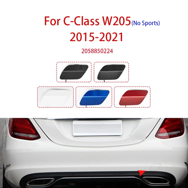 Copri Gancio Traino Per Mercedes-Benz GLC - Nero, Ricambio OE A2538850700, Facile Montaggio Senza Modifiche - Foto 10