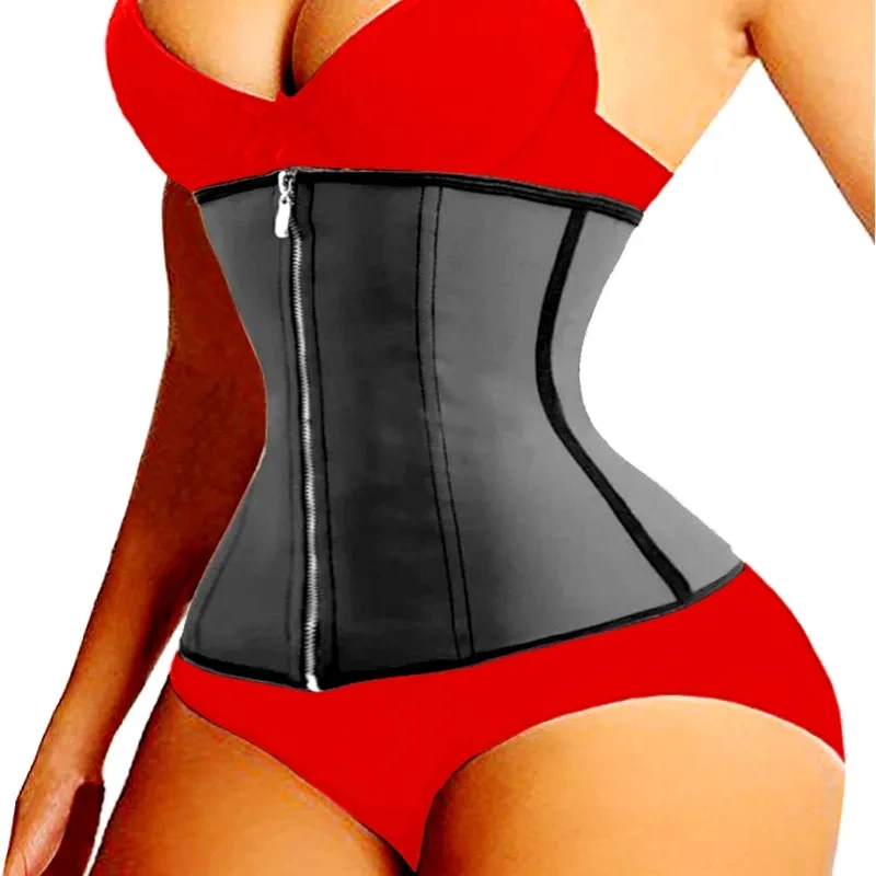 

Corset Bustier 5XL 6XL Latex Waist Trainer Shapewear Rubber Waist Cincher Women Body Shapers Slimming Tummy Control Belt