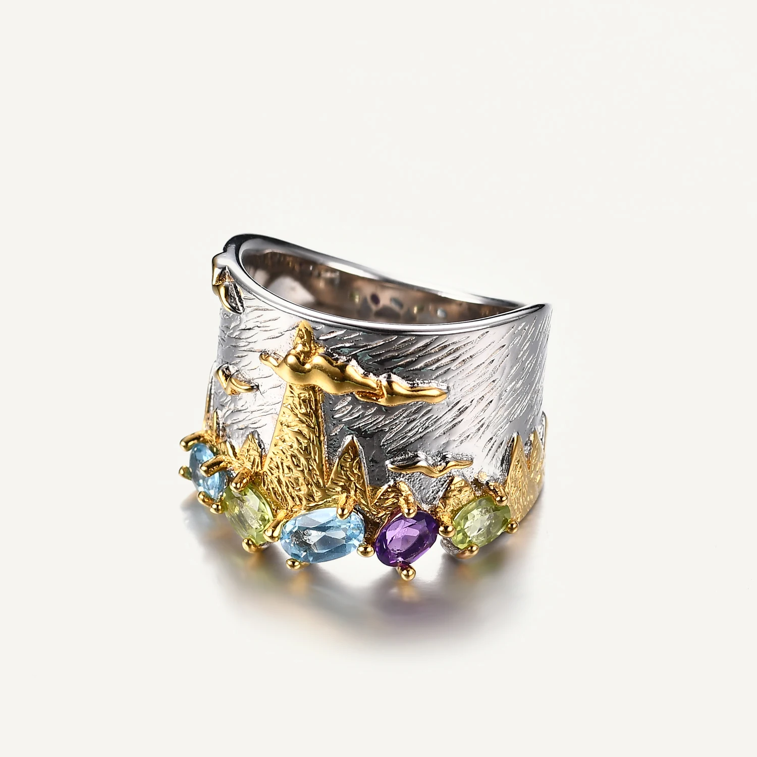 gem's-ballet-925-silver-sterling-handmade-original-rings-for-women-fine-jewelry-blue-topaz-amethyst-peak-cloud-design-treasure