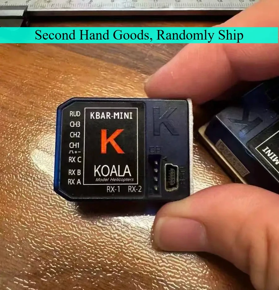 Contrôleur de vol K-BAR K8 pour hélicoptère RC, gyroscope sans flybar avec câbles de connexion et manuel