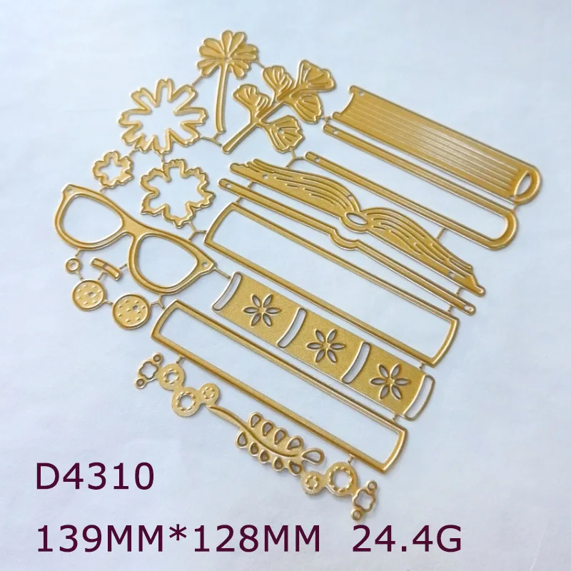 KLJUYP 책 DIY Scrapbooking/앨범 장식 엠보싱 DIY 종이 카드 용 금속 절단 다이 스텐실