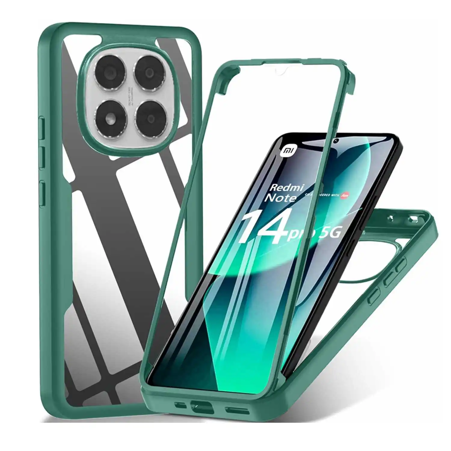 Durable 360° Full Body Case with Built-in Screen Protector Cover