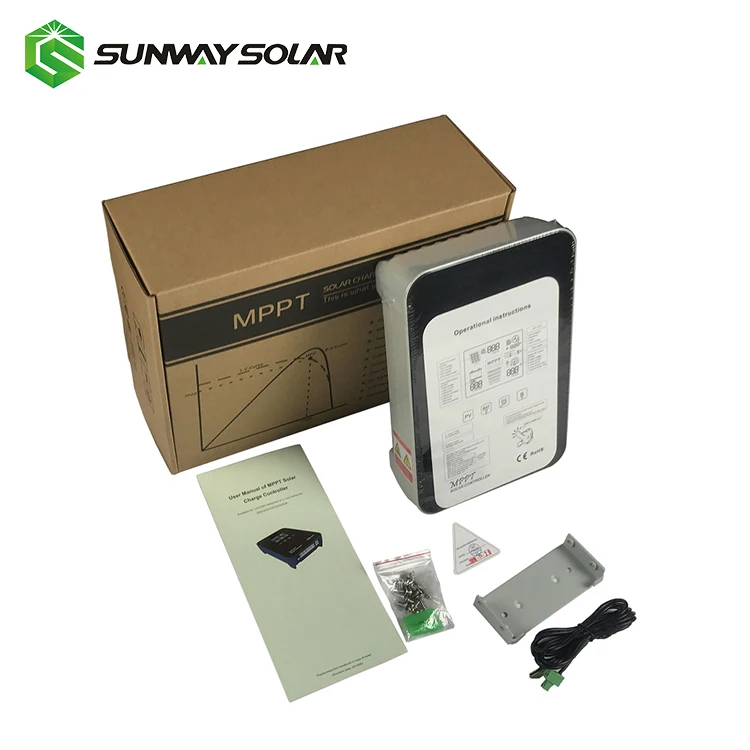 고출력 LCD 디스플레이 태양열 충전기, 200A 240v 220v 216V 192V 120V 96v 48v 24v 200a, 오프 그리드 시스템용 태양광 충전 컨트롤러