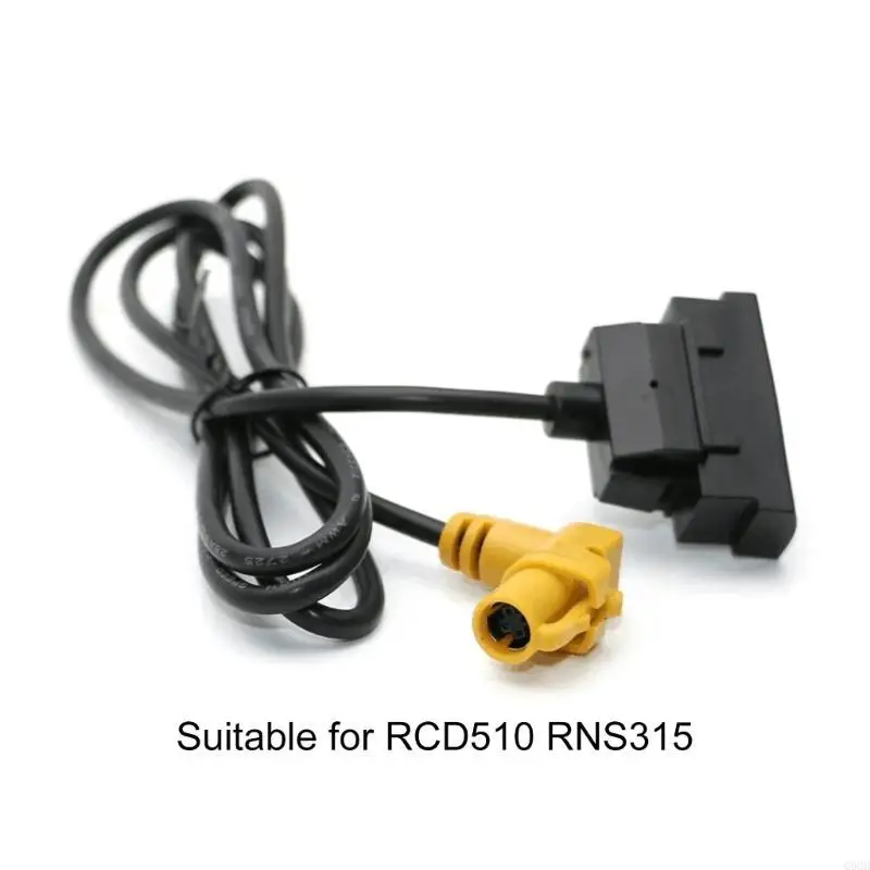 Q9QD 필수 USB 포트 변환 케이블 하네스 액세서리, RCD510 RNS315 엔터테인먼트 시스템에 적합 1미터 간단한 설정