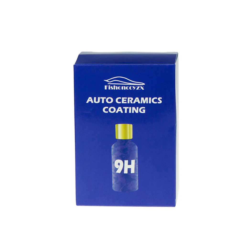 2Pcs 9H Liquid Ceramic Coat Super Hydrophobic Glass Coating Set Polysiloxane and Nano Materials Car Paint Waterproof Film Polish