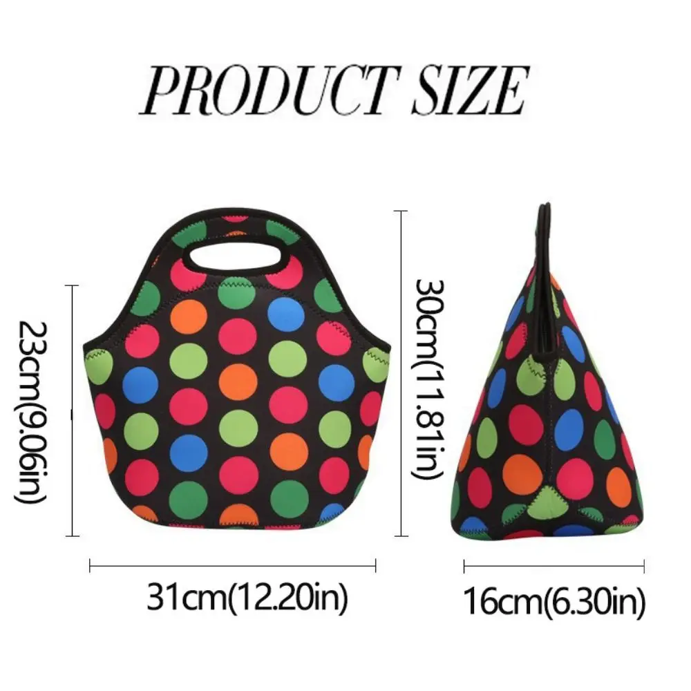 Versatile Portable Lunchbox Neoprene Leakproof Insulated Dinner Bags Universal Handheld Insulated Lunch Bag Picnic 6