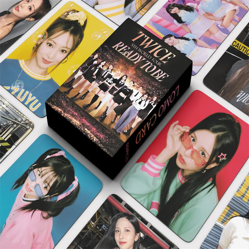 

55 шт./набор, маленькие открытки, альбом Lomo, Lin Na Lian Yu Ding Yeon Hirai Momo Minatsuzaki Sacha, открытка в подарок KPOP