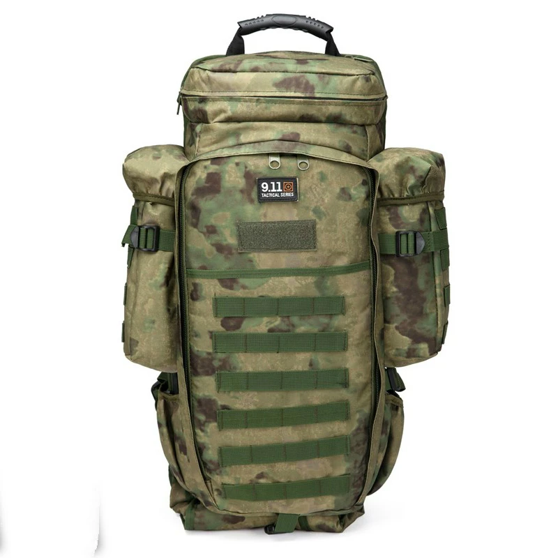 911 밀리터리 복합 배낭, 대용량 다기능 소총 배낭, 여행 트레킹 전술 공격 배낭, 60L 911 밀리터리 복합 배낭, 대용량 다기능 소총 배낭, 여행 트레킹 전술 공격 배낭, 60L