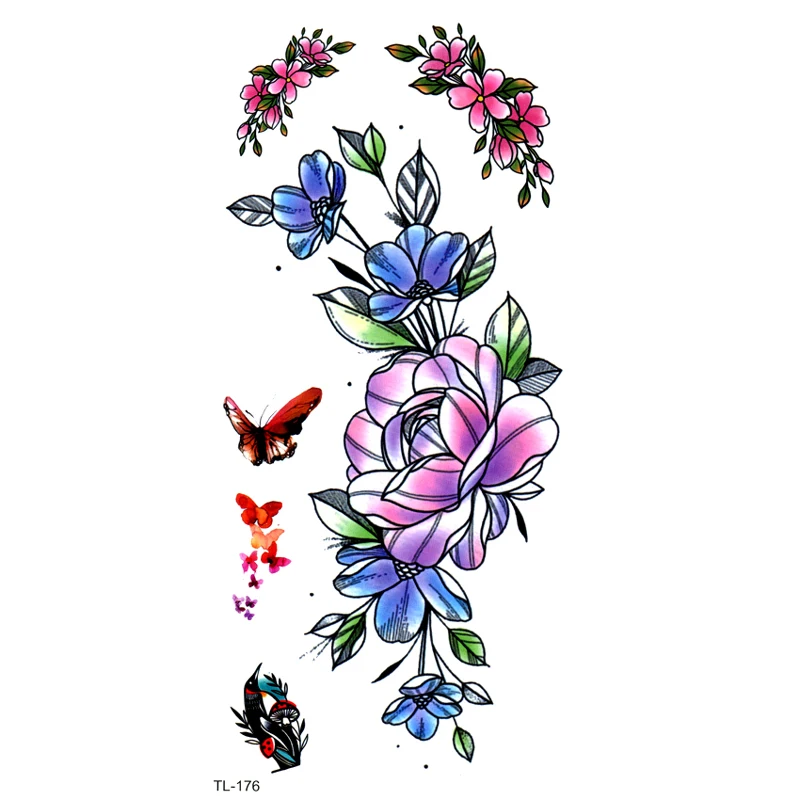 26 Stile Adler Wasserdicht Temporäre Tätowierung Aufkleber Wolf Fake Tattoo Männer Liebe Kuss Tatuajes Temporales Tatuagem Hola Körperkunst – Detail 29