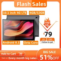 10.1 INCH 4G Lte G19 Android 8.1 Phone Call Tablet PC 4GB /32GB Octa-Core MTK6750 CPU WIFI 1280 x 800 IPS Screen Dual Camera 1