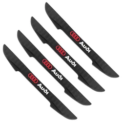 4 - Piece Silicone Car Door and Mirror Anti - Collision Protector Set (For Audi)