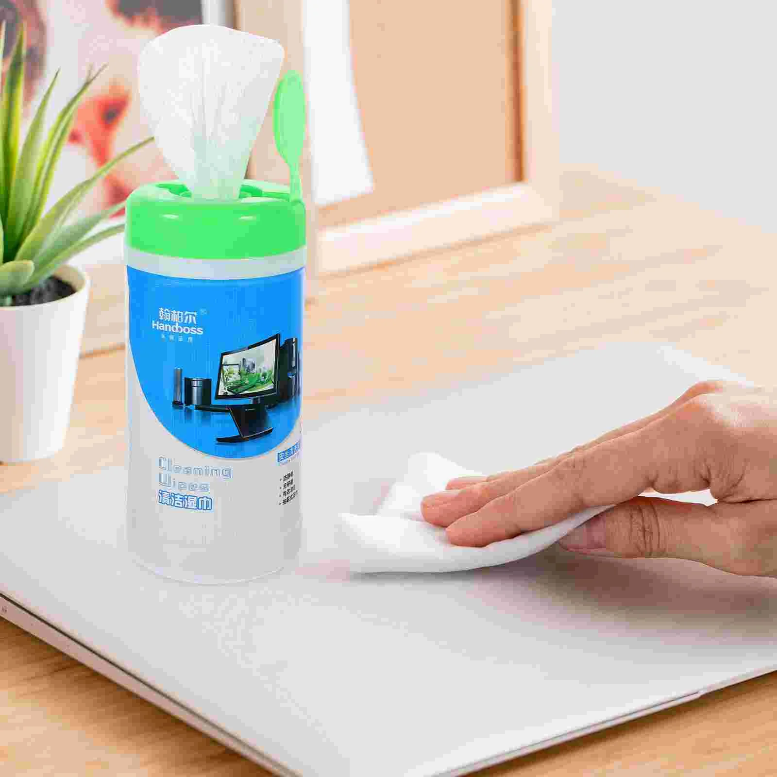 Bottle/88PCS Screen Cleaner Monitor Wipe Computer Pre-Moistened Monitor Cleaning Wipe 6