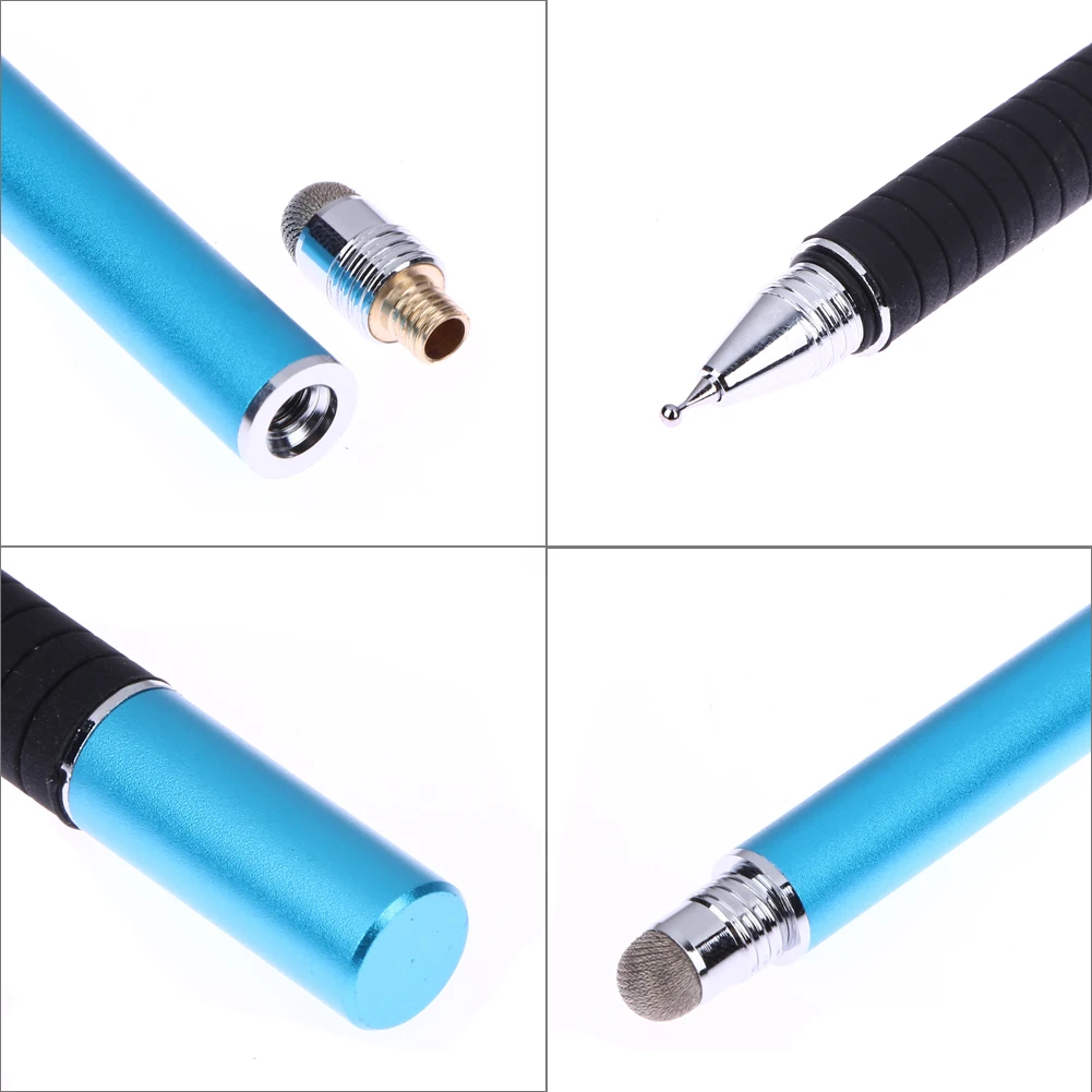 Universal 2 In 1 Stylus Pen For Cellphone Tablet Precision Head Capacitive Touch Pencil Drawing Screen Touch Pen for Smart phone
