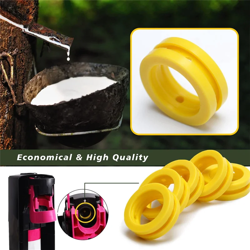 O Rings Soda Machine Co2 Cylinder Exchange Carbonator Gaskets 5Pcs Gaskets Ring for New Soda Maker & Pink Cylinder