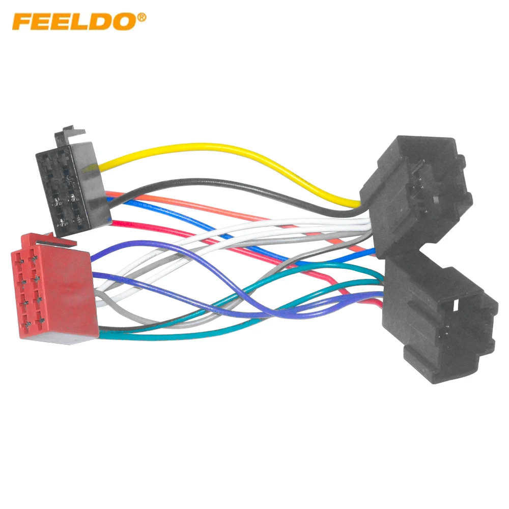 

FEELDO Car CD Radio Conversion Plug Wire Adapter For Chevrolet Opel ISO Stereo Wiring Harness Original Head Units Cable