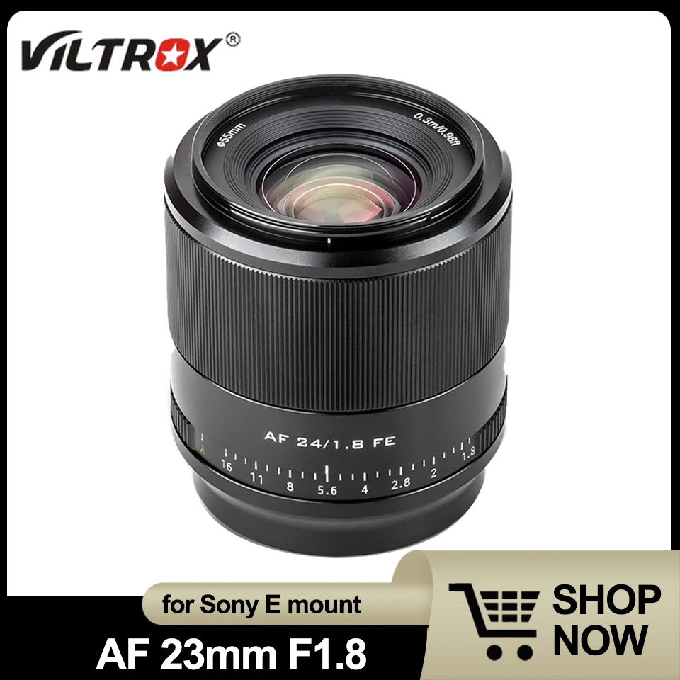

Viltrox AF 24mm F1.8 FE Full Frame Wide Angle Fixed Focus Lens for Scenery Starry Sky Portrait Architecture Photography