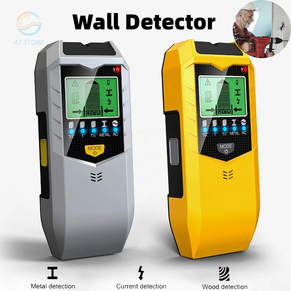5 In 1 Rilevatore Elettronico A Parete Finder Multifunzionale Palmare Metal Detector Stud Wood Finder Strumento Di Misurazione Elettronico