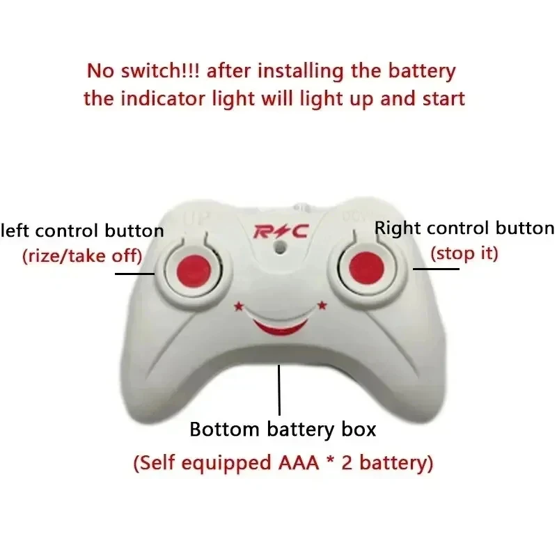 Mini Drone Remote Control Drone Remote Control Helicopter Mini Helicopter Toys Rechargeable Fall-resistant RC Drone Children Toys