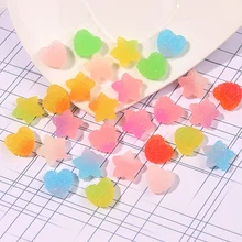 

20Pcs Kawaii Cute Resin Mixed Pentagram Heart-shaped Flat Back Cabochons Scrapbooking DIY Jewelry Craft Decoration Accessories