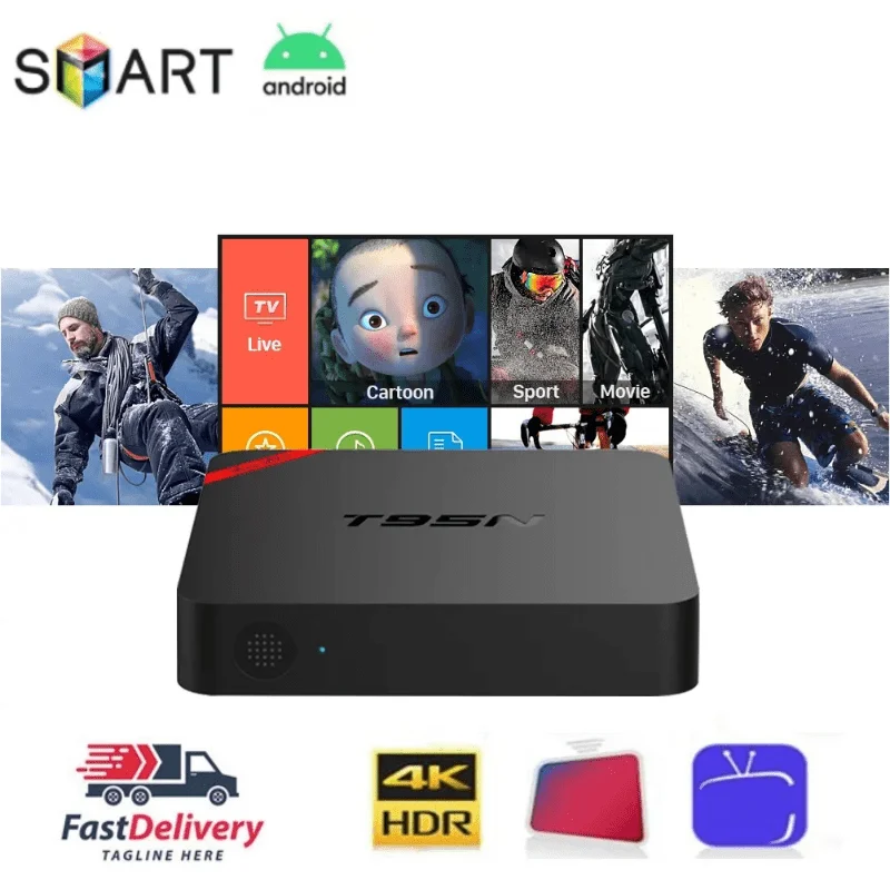 2022 AMLOGIC M3U S9 Android IPTV smart TV box 2 Гб 4K HD Воспроизведение медиа дисплей ключ stick XXX видео