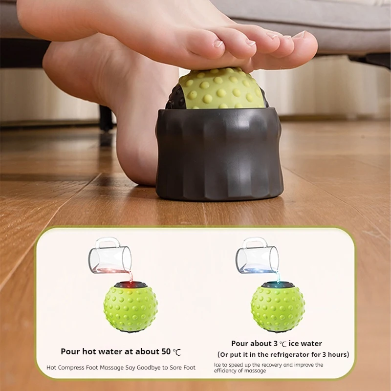 Fascia Ball Hot Cold Therapy Foot Massage Ball Muscle Relaxation Yoga Fitness Back Meridian Handheld Neck Massage For