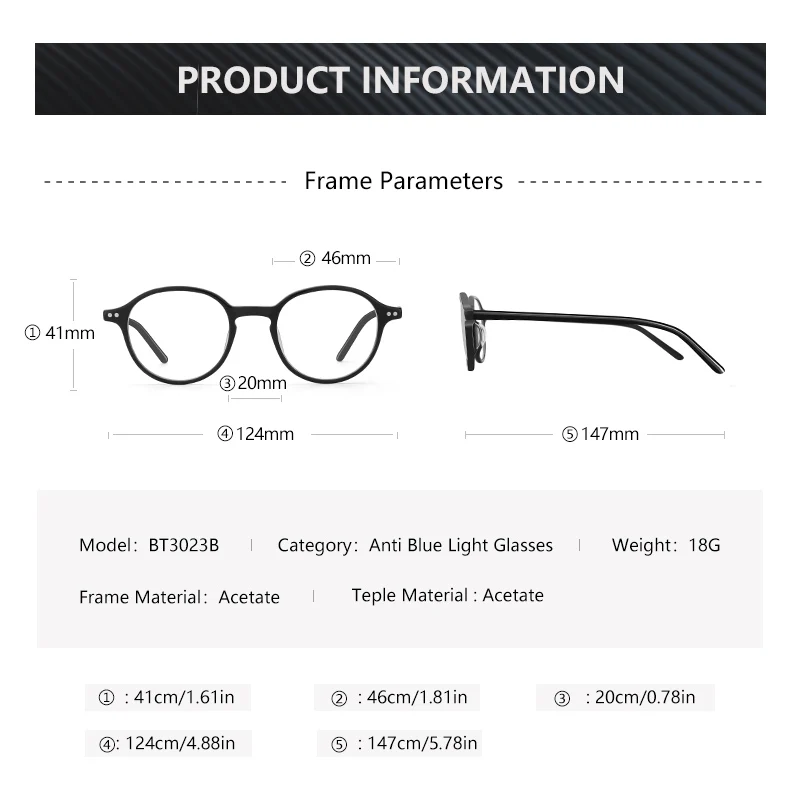 Round Prescription Progressive Glasses Frame Women Men Anti Blue Light Photochromic Optical Eyewear Myopia Eyeglasses myopia eyeglasses