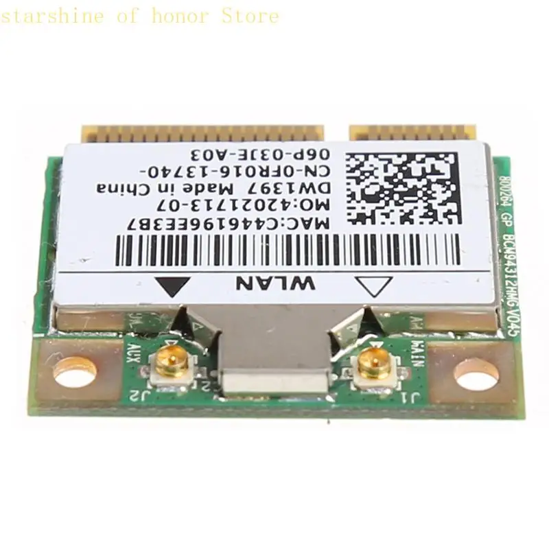 11UB 듀얼 밴드 WiFi 무선 카드 미니 PCI-E 카드 DEL DW1397 BCM94312HMG2L