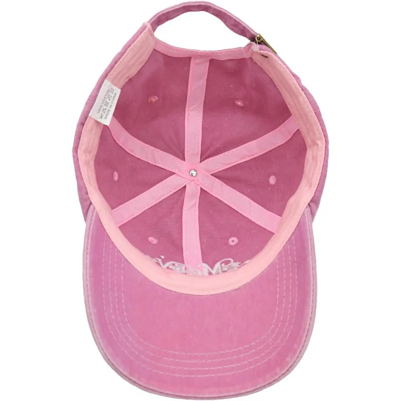 Adult Christmas baseball cap, vintage broken embroidery cotton cap