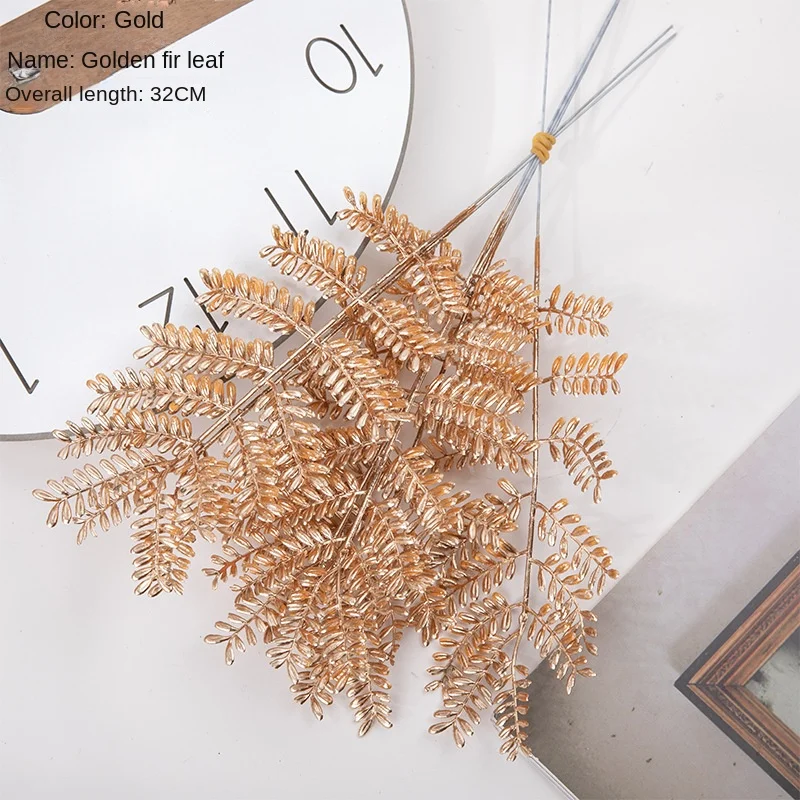 6PCS-fir leaves