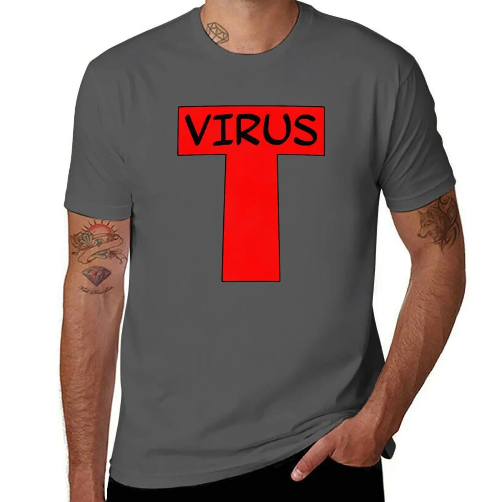 Gorillaz Graphic Solid Color Short Sleeve Tee