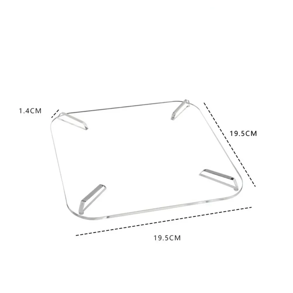 Acrylic Bracket Desktop Stand Anti-Slip Desktop Base Holder for Mac Mini 2010- M1/M2 for Mac Mini M2 Pro/Mac