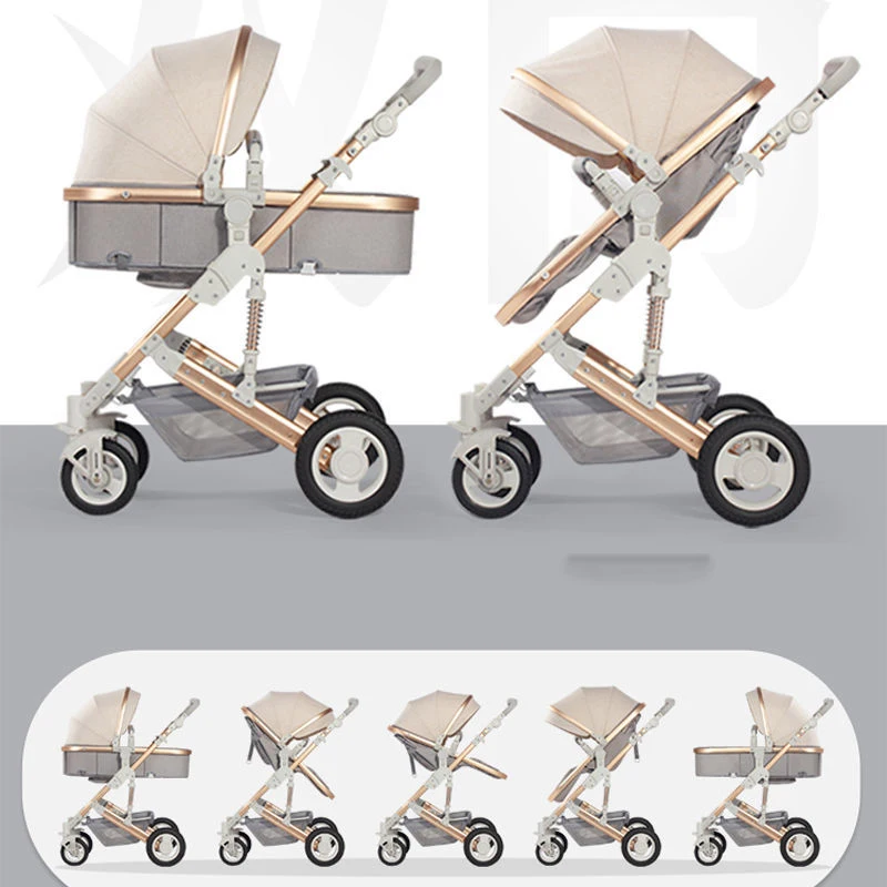 New baby stroller,Stylish Portable Stroller,Luxury Baby stroller Baby carriage High landscape,Portable travel pram newborn