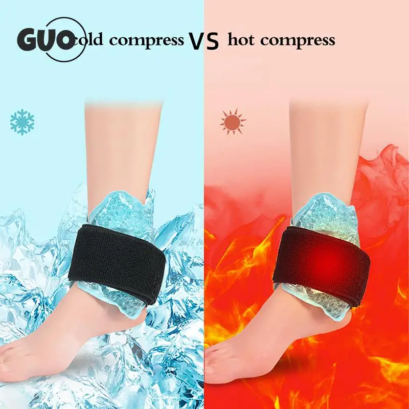 

1PC Hot Cold Wrap Ice Therapy Ankle Support Reusable Ankle Brace Ice Heat Pack Effectively Relieve Pain Compress Foot Knee Elbow