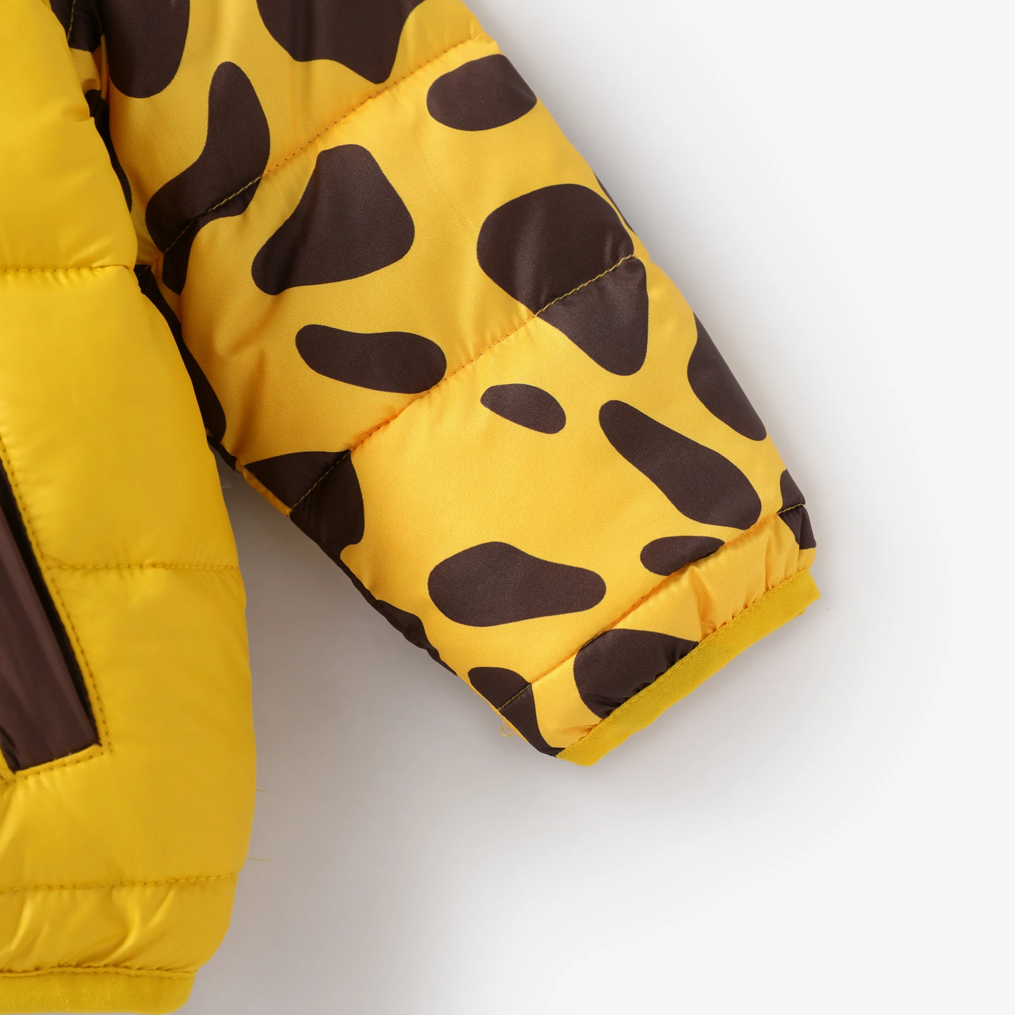 PatPat Baby Girl/Boy Giraffe Animal pattern Coat with Fuzzy Hooded
